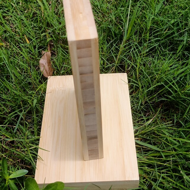 3/4"X4′ X8′ Natural Horizontal 3 Ply Bamboo Plywood Panels, Cross Ply Bamboo Board Sheets, Wide Grain Bamboo Furniture Boards