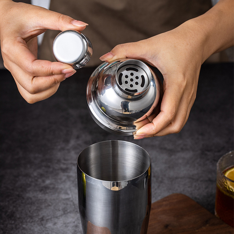 Набор шейкеров для коктейлей из нержавеющей стали, 3 шт.