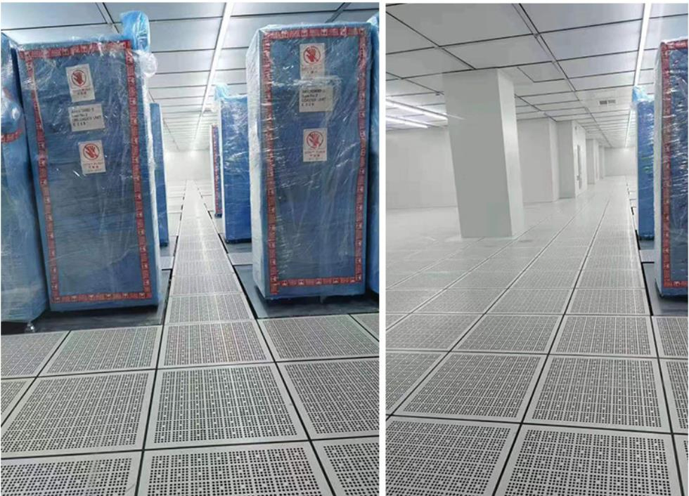 Перфорированный антистатический пол для серверных