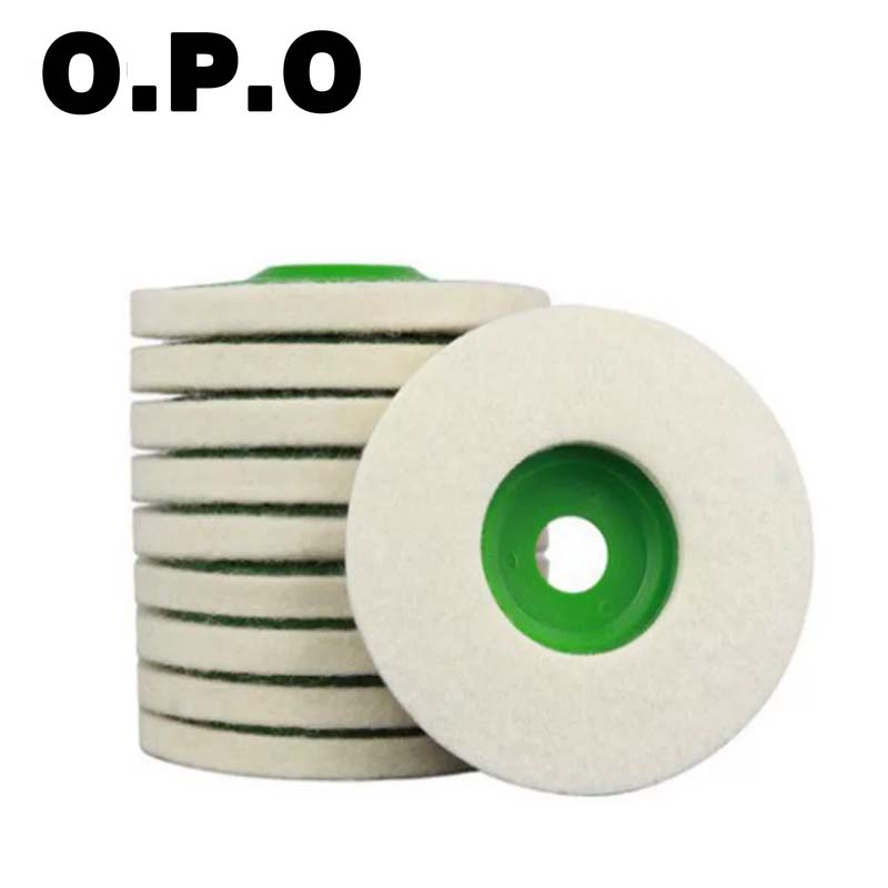 100mm Fine Wool Flap Disc Wool Felt Polishing Wheel for Stainless Steel Abrasive Tools