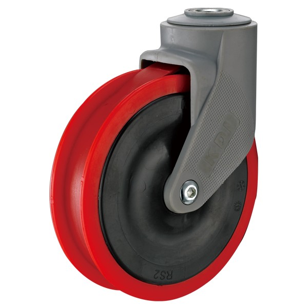Splinting Type Swivel Shopping Cart PU Wheel