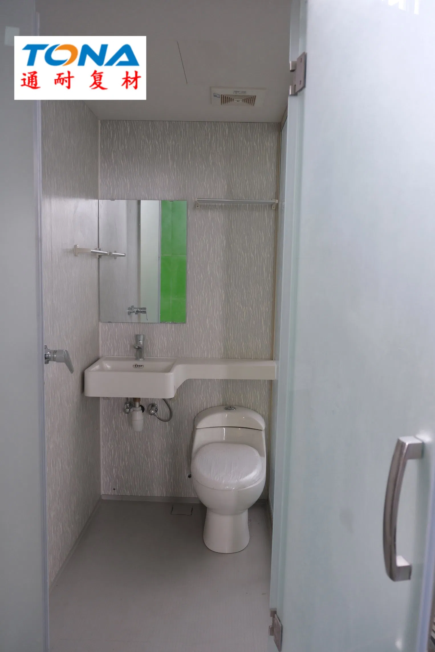 Accessories Prefabricated Furniture Waterproof Lightweight Fast Production SMC Bathroom