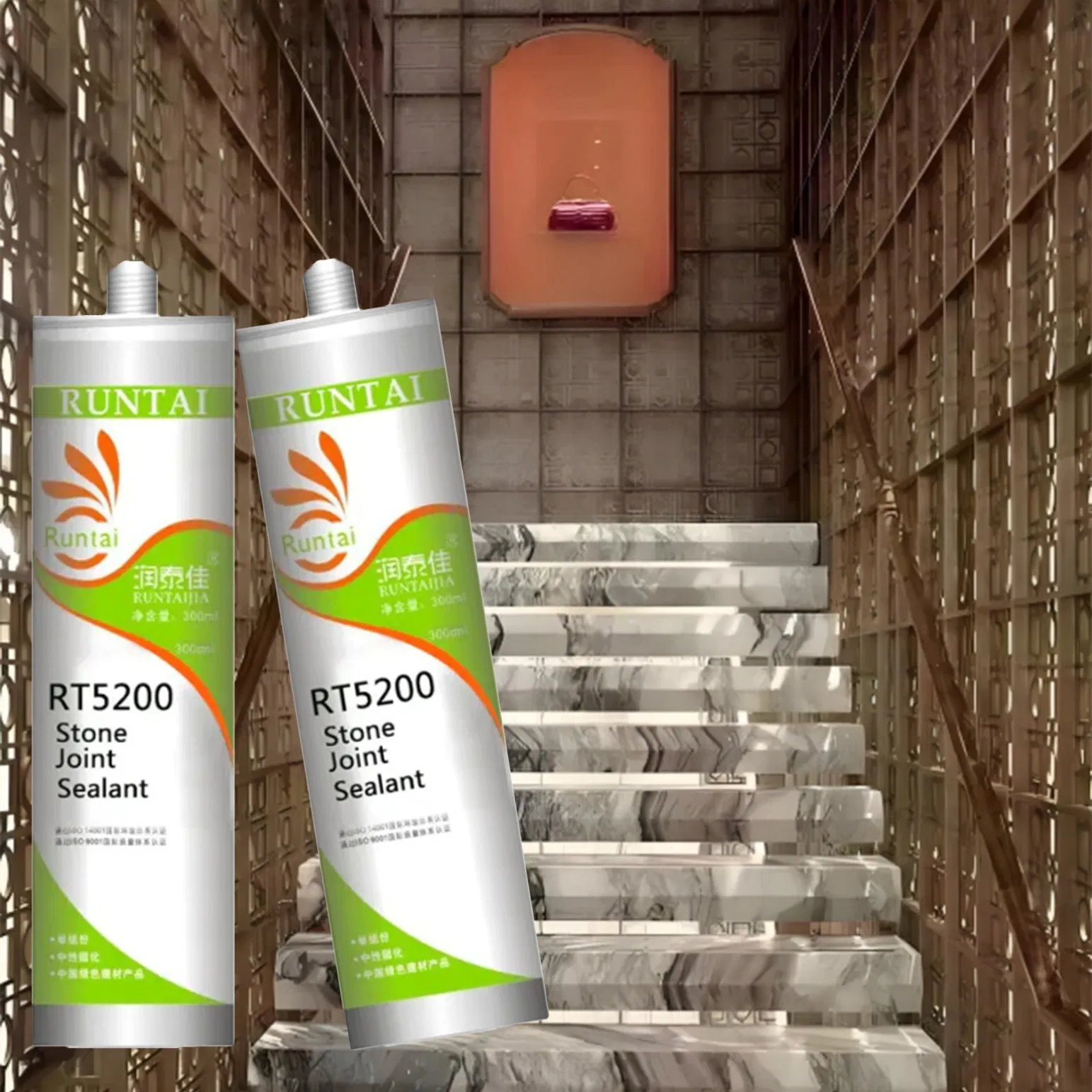 Runtai 300ml Weatherproof Silicone Sealant for Glass Window and Marble