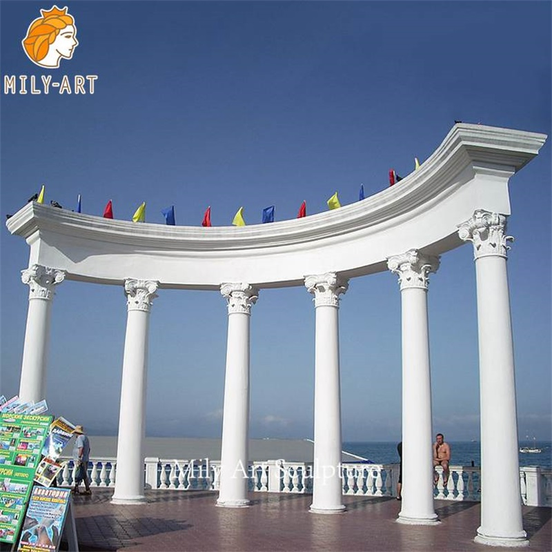 Large Outdoor Decorative Building Marble Column for Sale