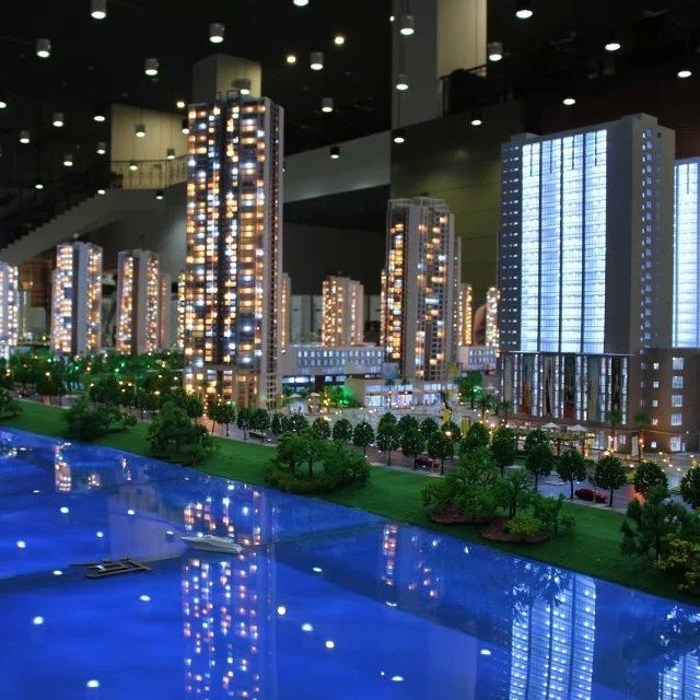High End Modern Residential Apartment Planning Proportion Sand Table Model
