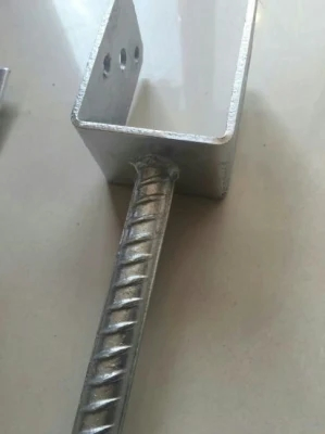 Анкер U-образный для столбов забора из оцинкованной стали