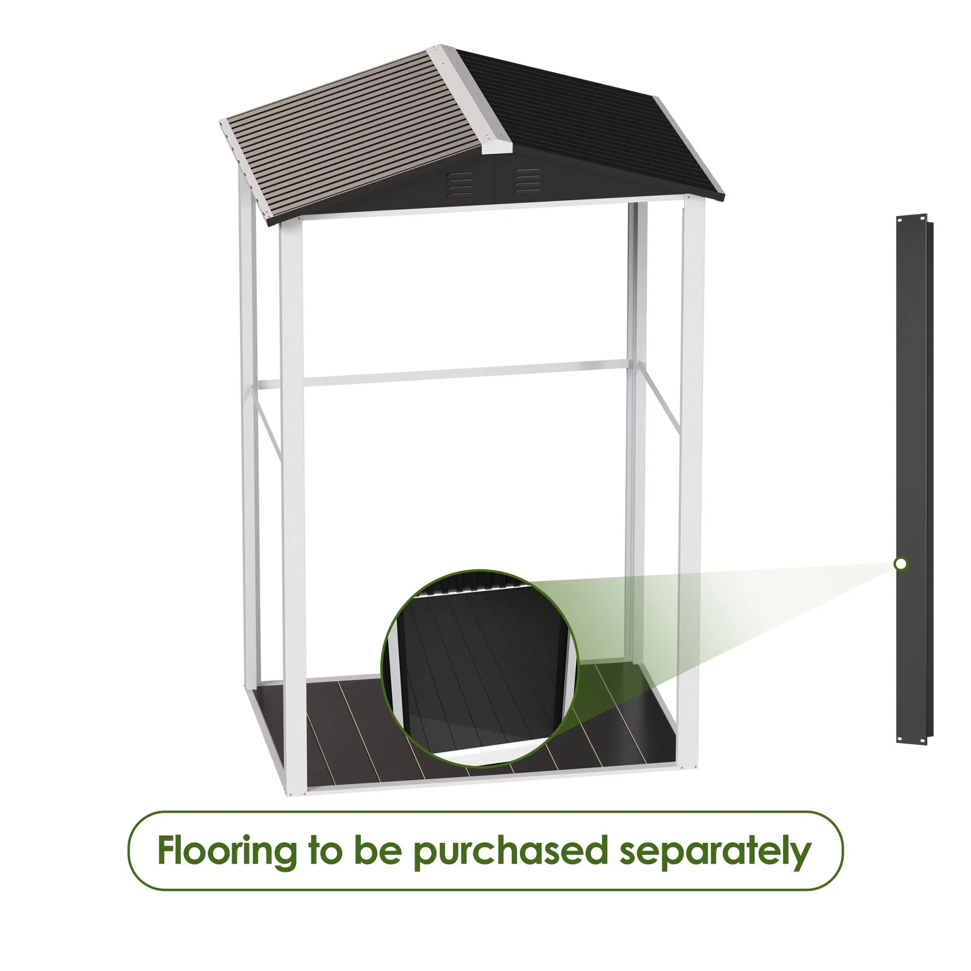 Metal Outdoor Storage Shed Tool Shed Backyard Shed