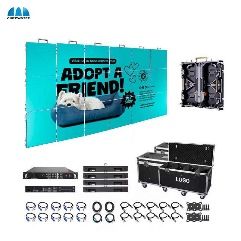 P1.9/P2.6/P2.9/P3.9/P4.8 Super Bright LED Rental Display for Indoor or Outdoor Stage Events Waterproof Carbon Fiber Rental LED Display