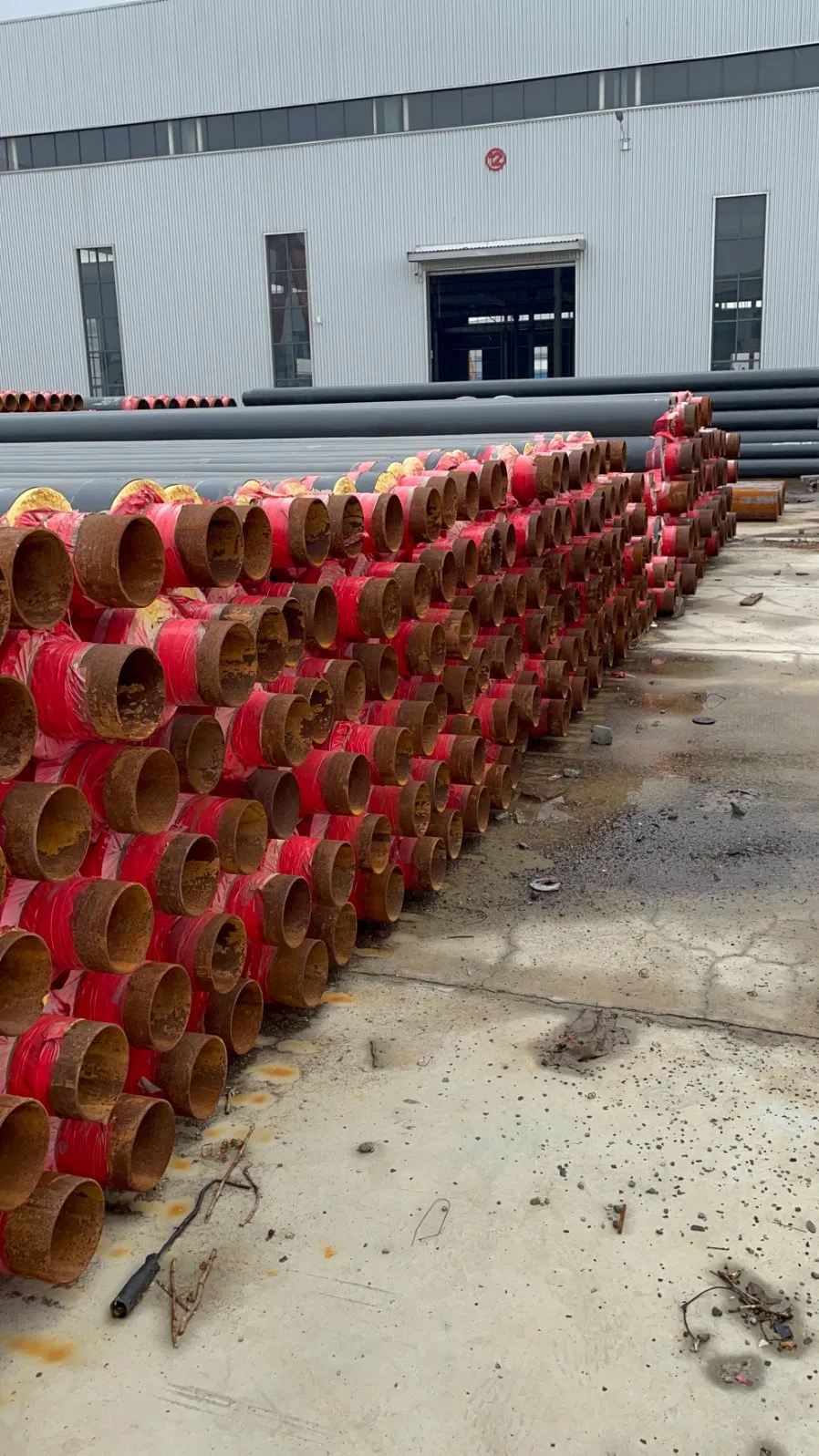 Direct-Buried Steel-Sheathed Steel Steam Insulated Steel Pipe