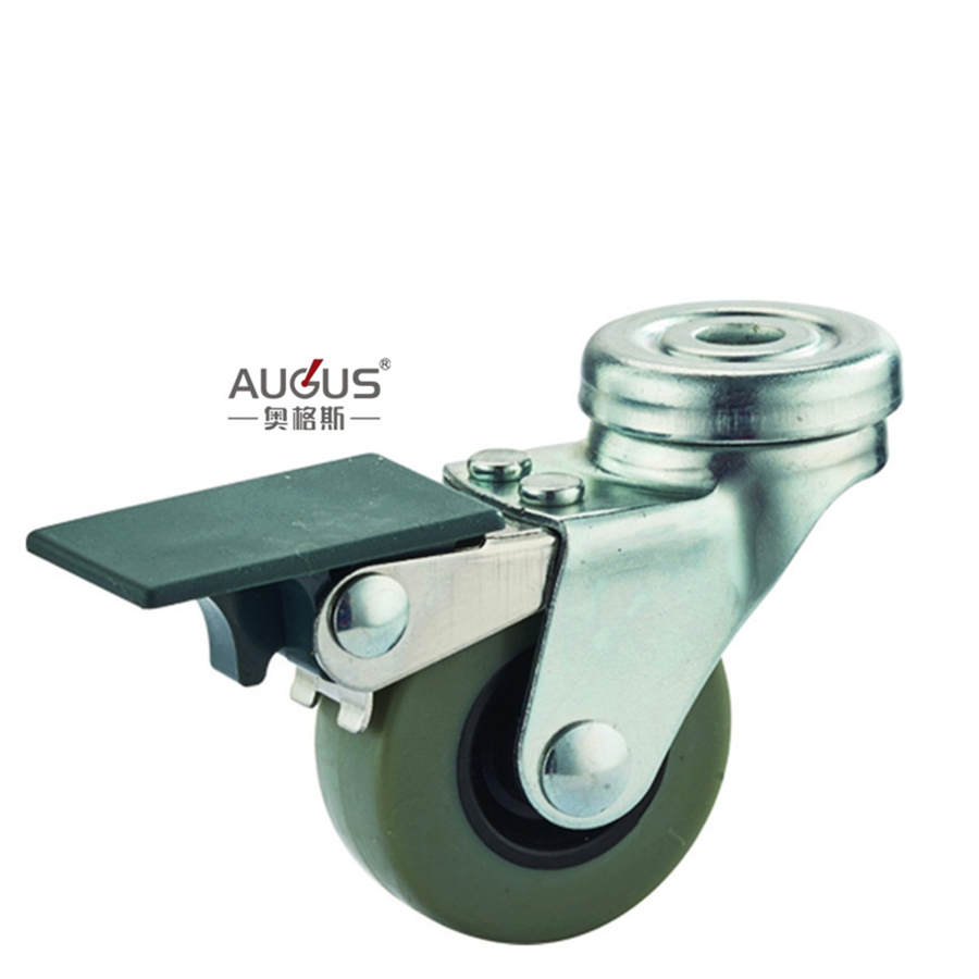 Augus Factory Wholesale Light Duty 1.25/1.5 Inch TPR Caster Wheels