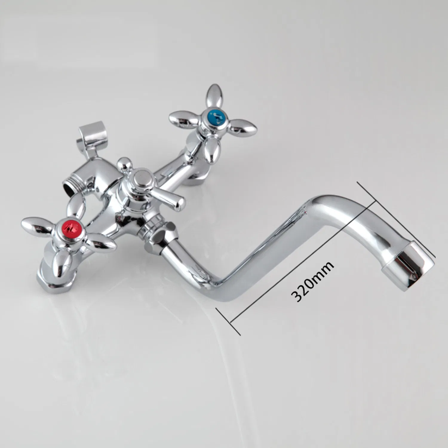 Double Handle Bathtub Faucet (TF-3008)