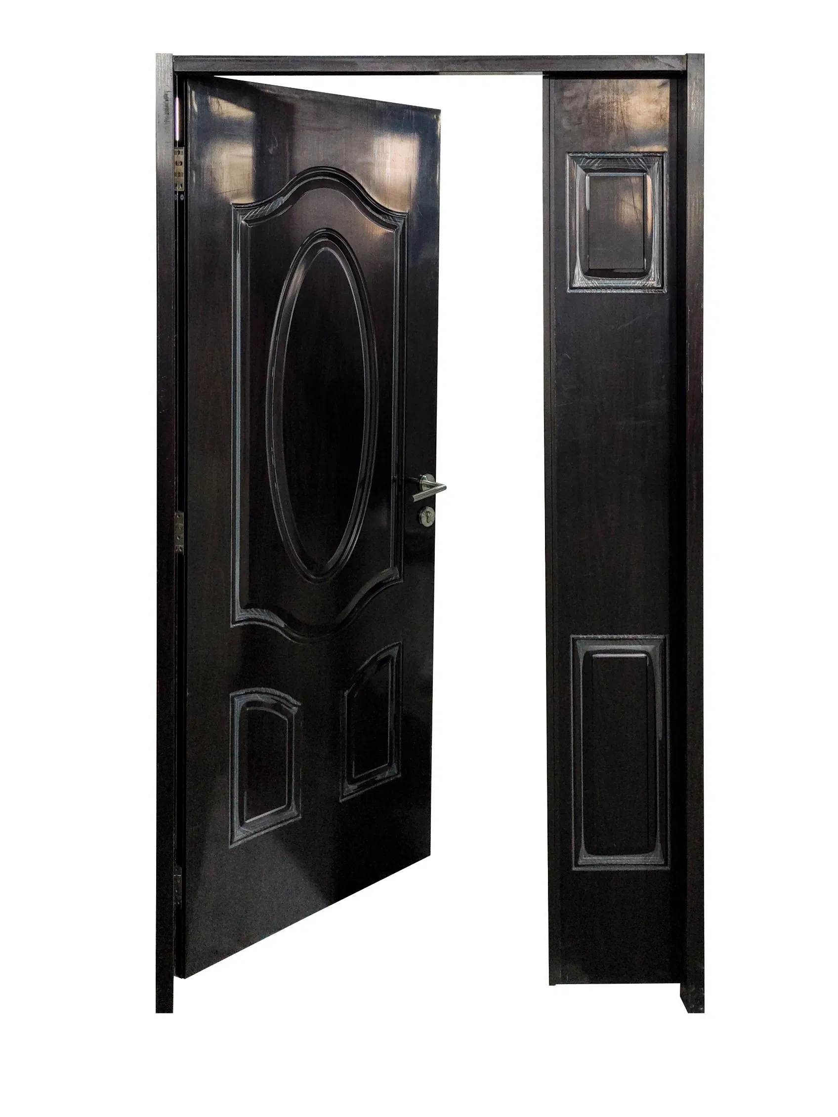 Израильская стальная защитная дверь Fangda с оцинкованной коробкой