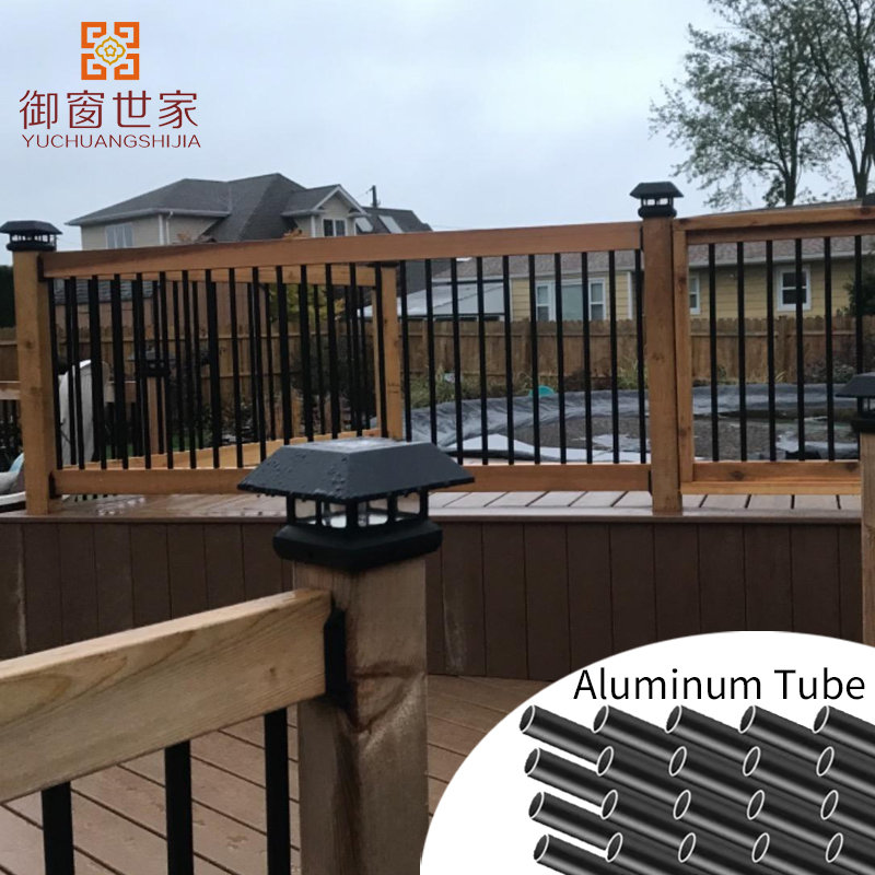 The Deck Supply Square/Round Tube Aluminum Balusters for Railing