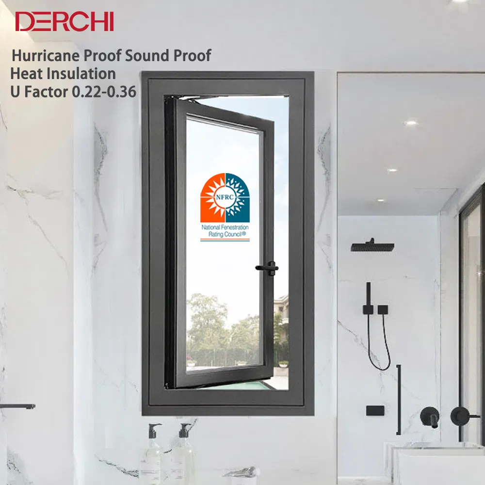 Nrfc As2047 Hurricane Proof Impact Aluminium Casement Window