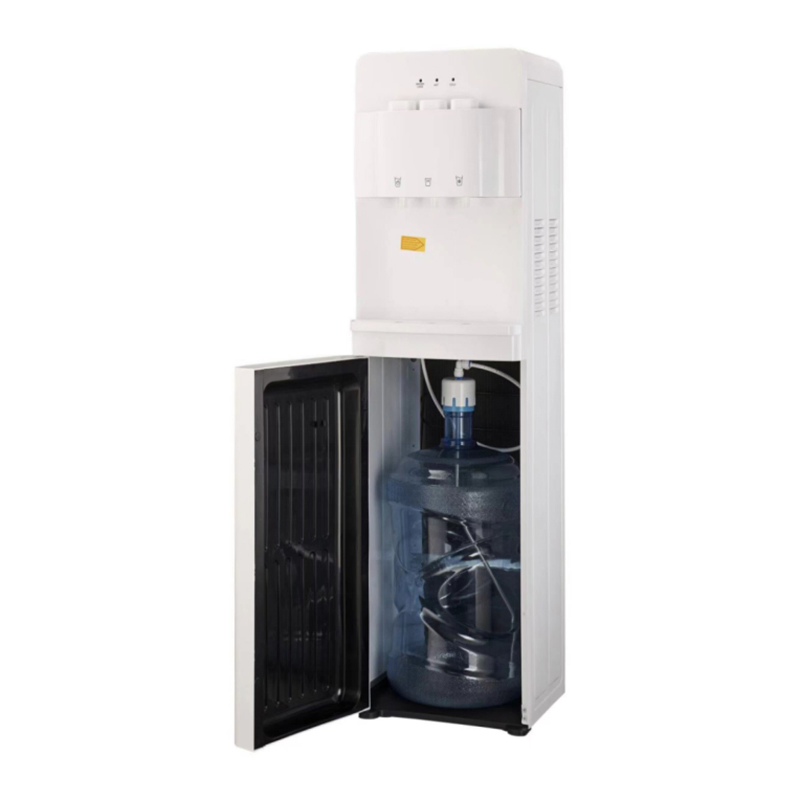 Factory Floor Standing Bottom Loading Hot Cold Room Compressor Cooling Vertical Bottle Hidden Drinking Water Cooler Dispenser for Home Use