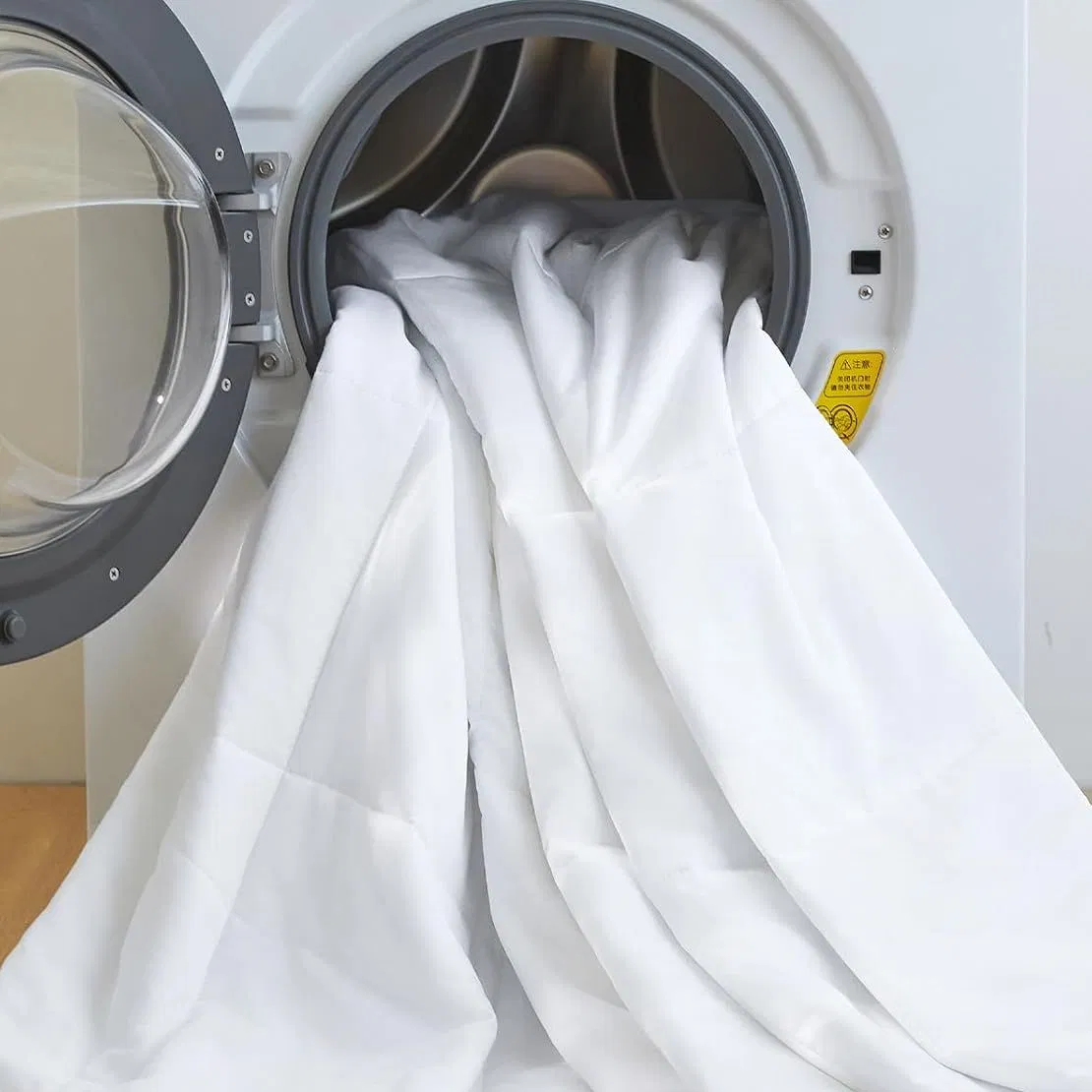 100% Viscose Bamboo Comforter for Hot Sleepers Breathable Cooling Silky Soft Duvet Insert with 8 Corner Tabs