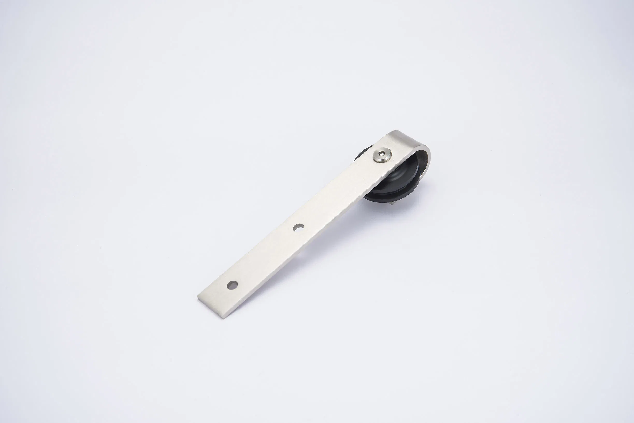 Black Barn Door Hardware Straight Strap Sliding Door Hardware