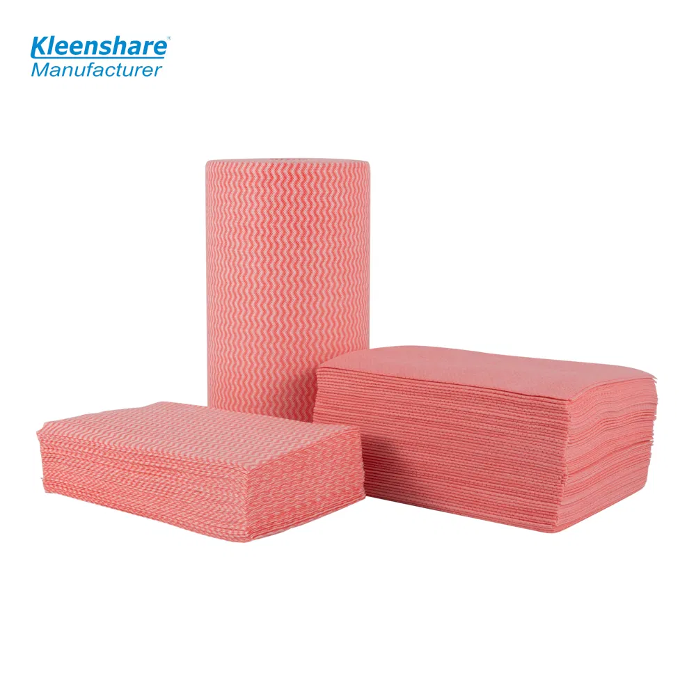 Domestic Spunlace Non Woven Cleaning Disposable Dry Food Service Cloths in Roll