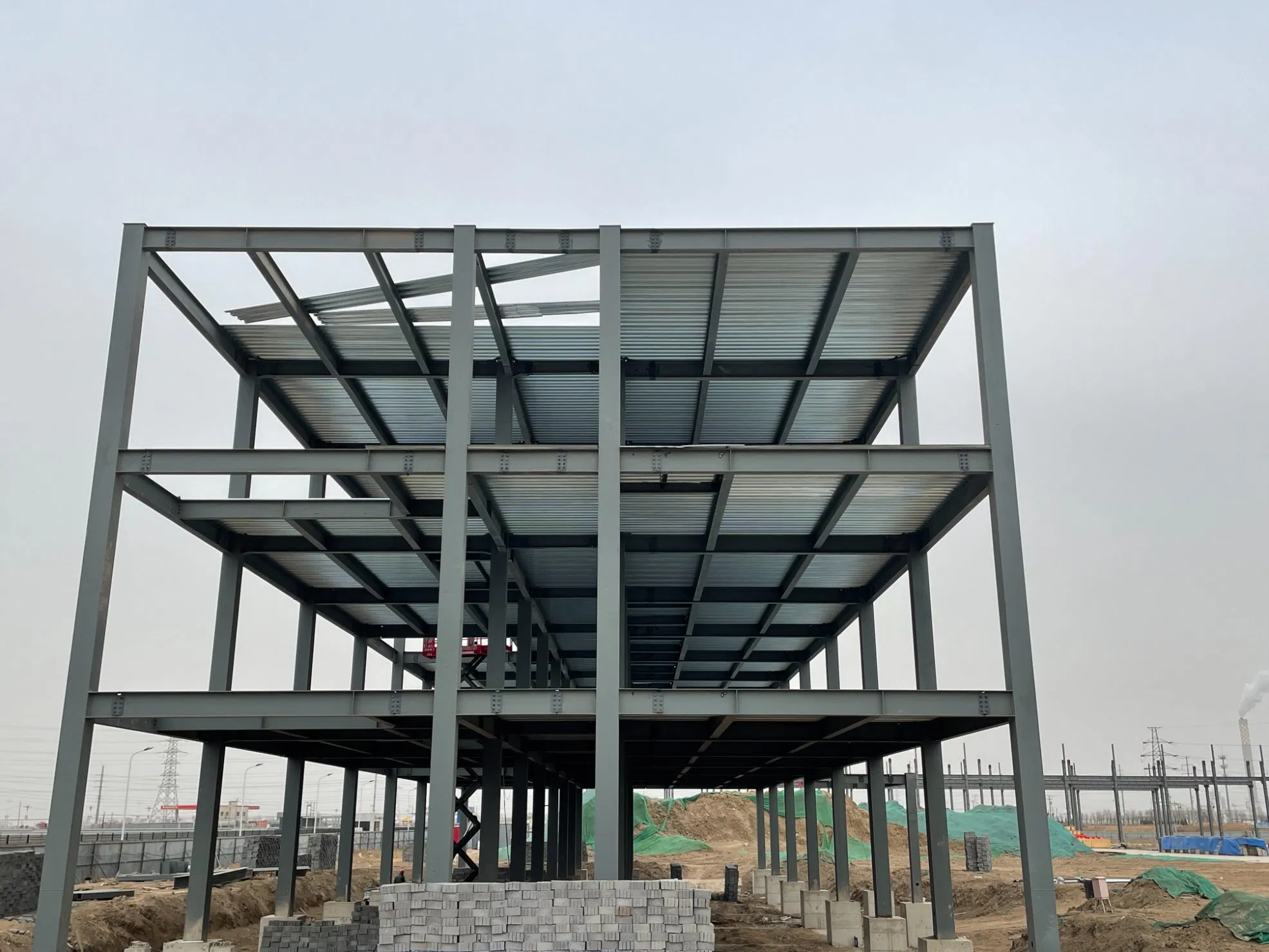 New Product Launch Standard Galvanized Steel Frame Steel Structure Wall Partition Steel Frame