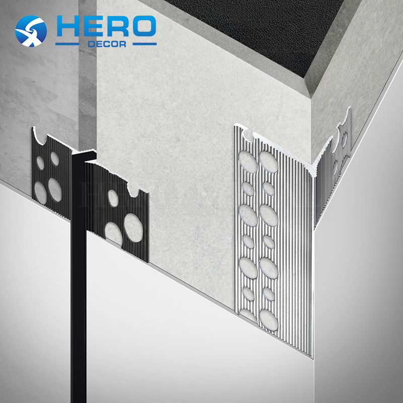 Corner Bead Modern Style Design Anti-Collision Warehouse Delivery Ultra Waterproof Wall Protector Guard Hero Metal Outside Way Bullnose Cap Strip