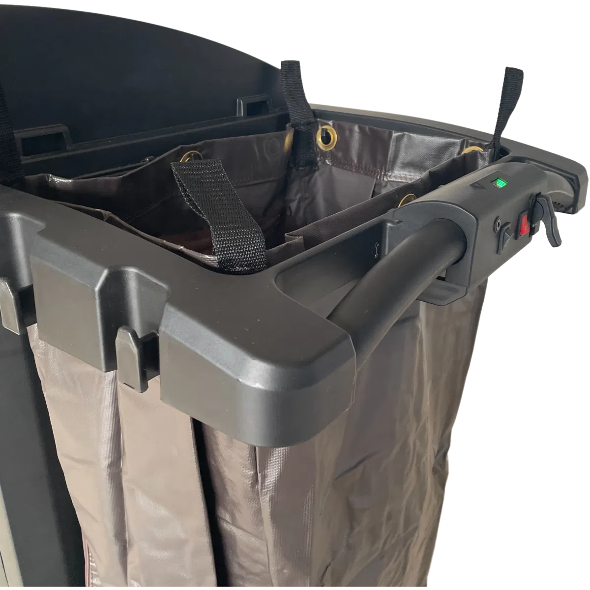 Customizable Luxury Motorized Trolley Plastic Housekeeping Cart for Hotels Perfect Service Tool!