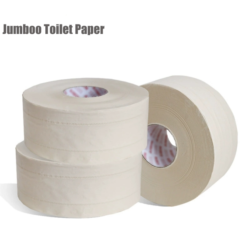 Wholesale Custom Stock Soft Virgin Wood Pulp Bulk Bathroom Jumbo Roll Toilet Paper