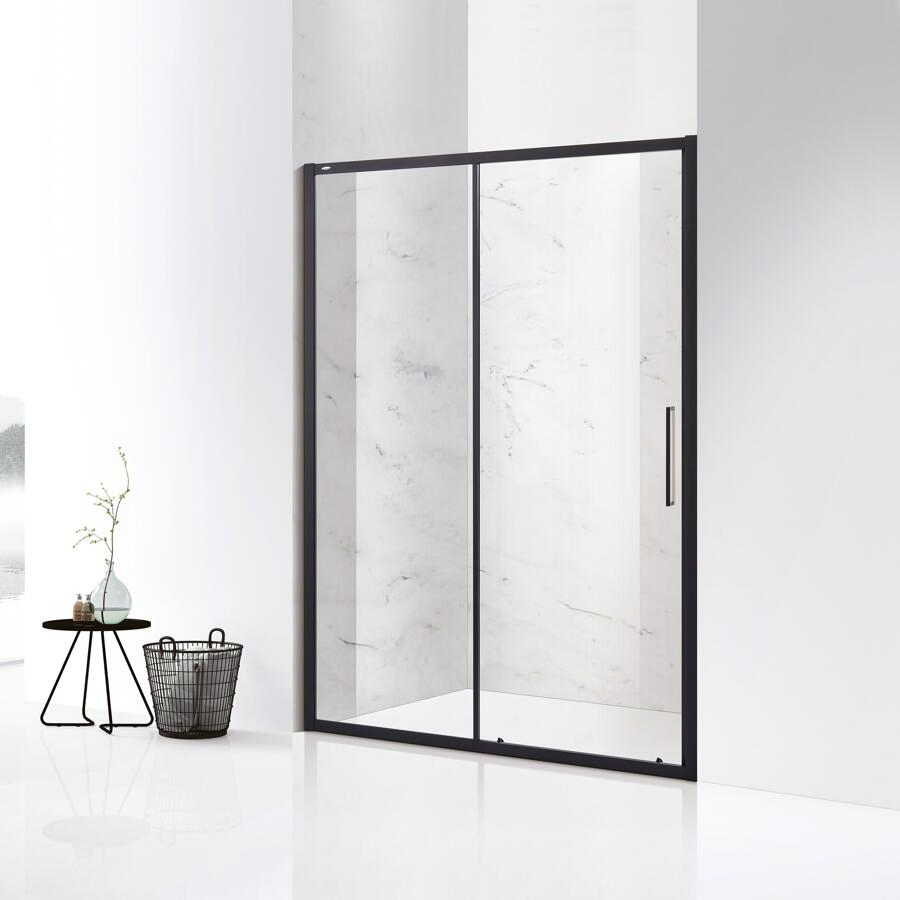 Sliding Shower Door with Frame 6mm Tempered Glass Shower Screen