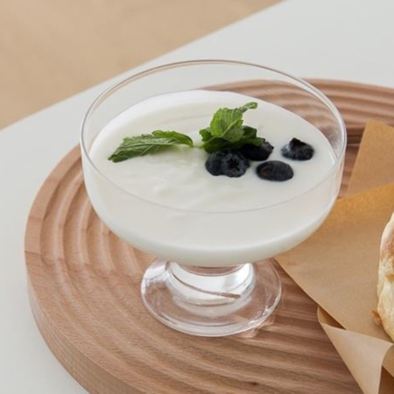 Ice Cream Cup Milkshake Pudding Mousse Dessert Bowl Simple Style Glass Cup