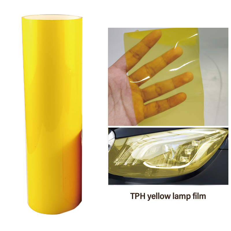 Brown Car Headlight LED Film