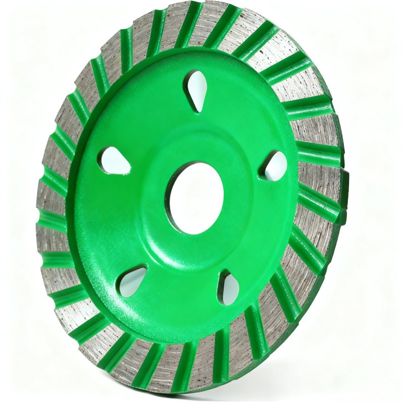 100mm Single-Row Small Segment Diamond Abrasive Pad -Angle Grinder Accessory for Cement Surface, Marble Polishing & Concrete Wall & Floor Grinding