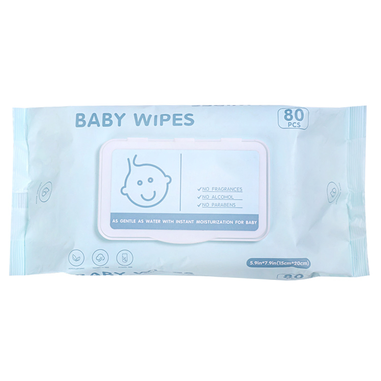 Soft Moisturizing Disposable Scrim Reinforced Paper Facial Wipes