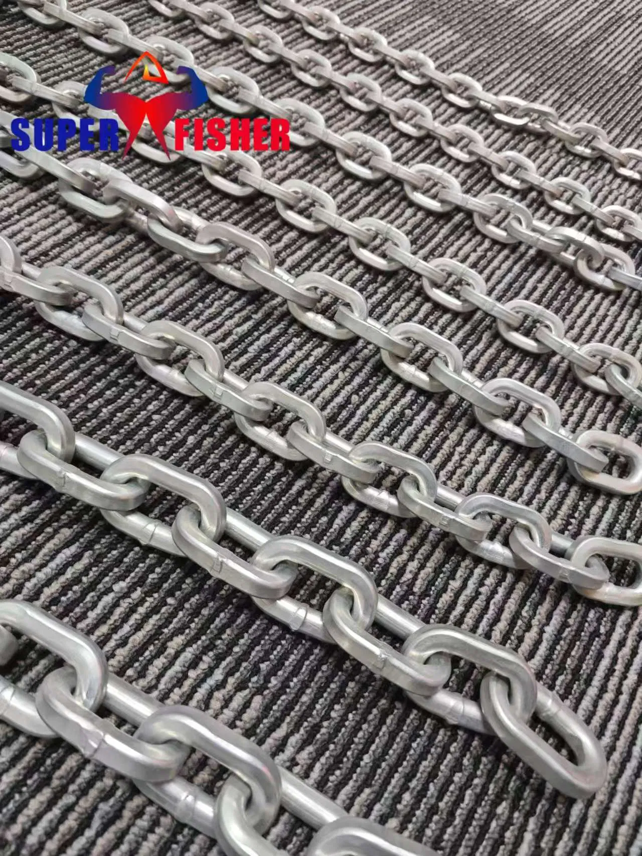 En818-7 Certified 7.1X21mm G80 Black Lifting Chain for Hoist Block