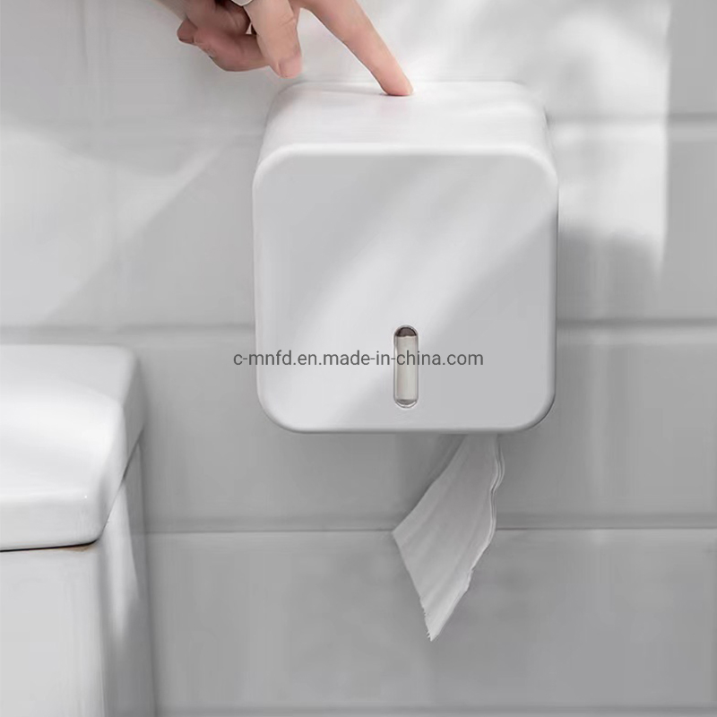 Uru Home Hotel User-Friendly Plastic Self-Adhesive Roll Paper Dispenser