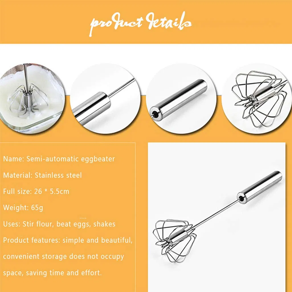 Ручной венчик для яиц из нержавеющей стали