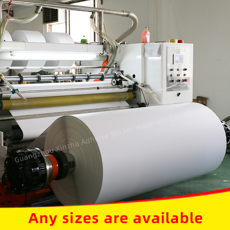 Removeable 75# Synthetic Paper Self-Adhesive Material Label Sticker