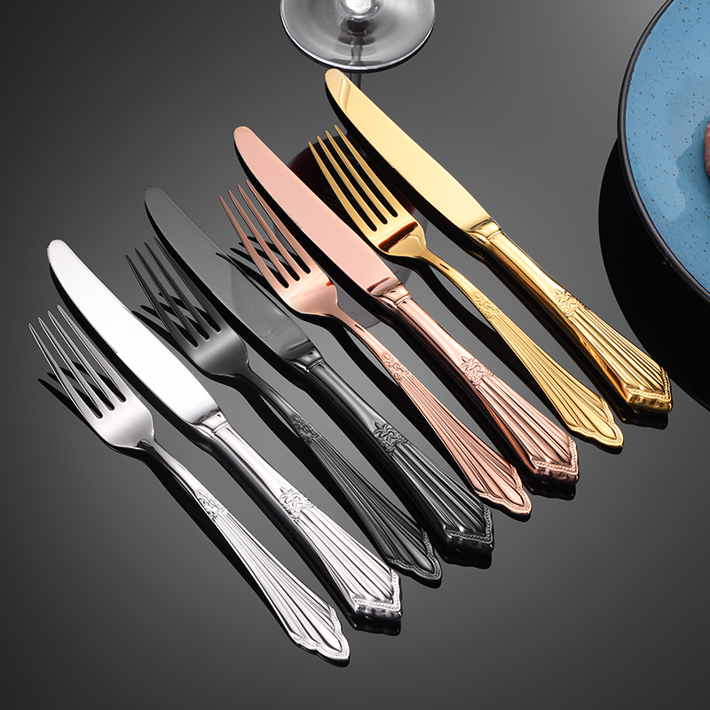 Stainless Steel Cutlery Set Royal Aristocratic High-Grade Forged Cutlery