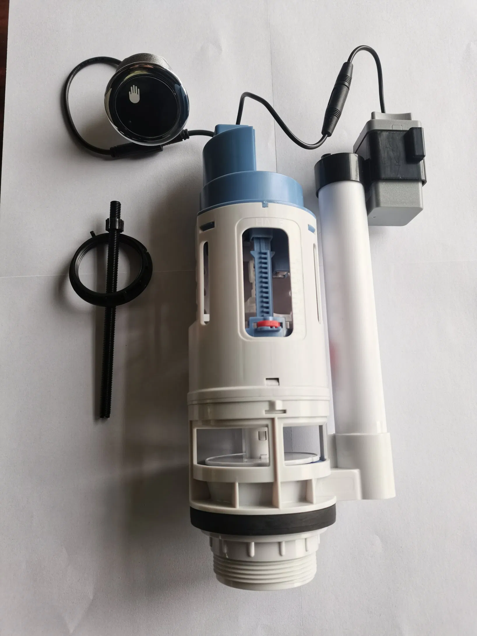 Touchless Toilet Flusher Automatic Sensor Toilet Flush Valve with Manual Button