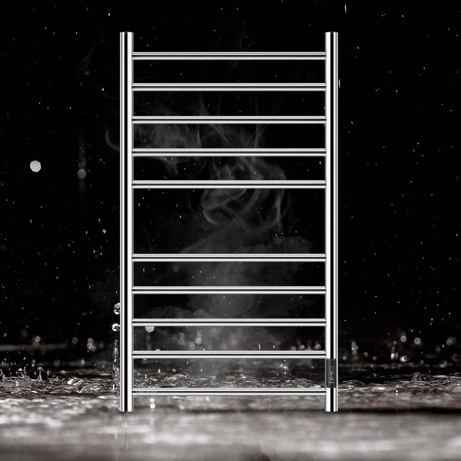 Heated Towel Warmer for Bathroom 304 Stainless Steel Hot Towel Rack Wall Mounted