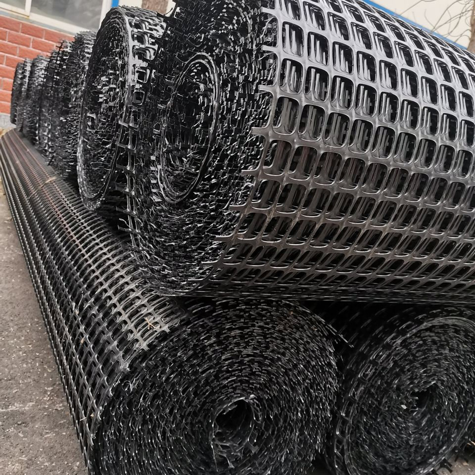 Uniaxial Plastic Geogrid PP Biaxial Geogrid for Road Reinforcement