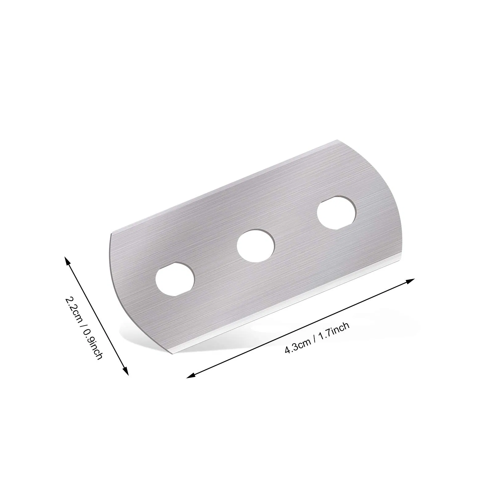 Hautine Round Edge Metal Razor Blades 43X22mm