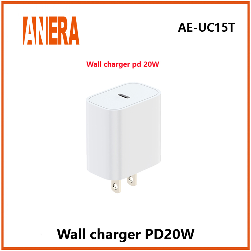 Универсальное зарядное устройство PD 20W с EU/US/UK вилкой