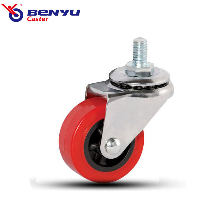 OEM Factory Light Duty Swivel Casters PU Caster Wheel