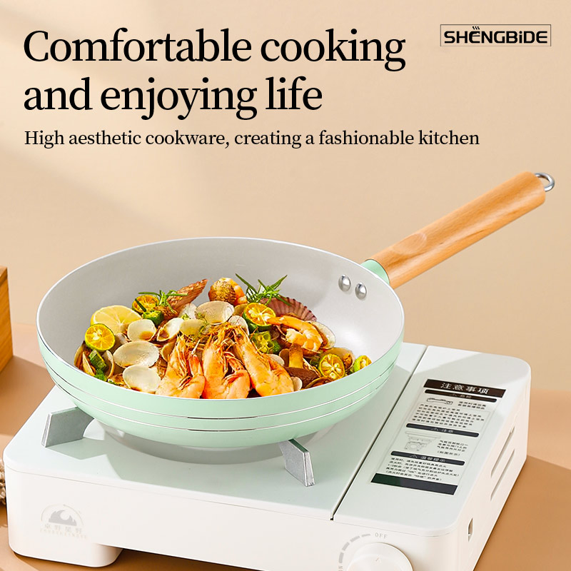 Induction Teppanyaki Frying Pan with Thick Bottom and Cooking Utensils Cookware