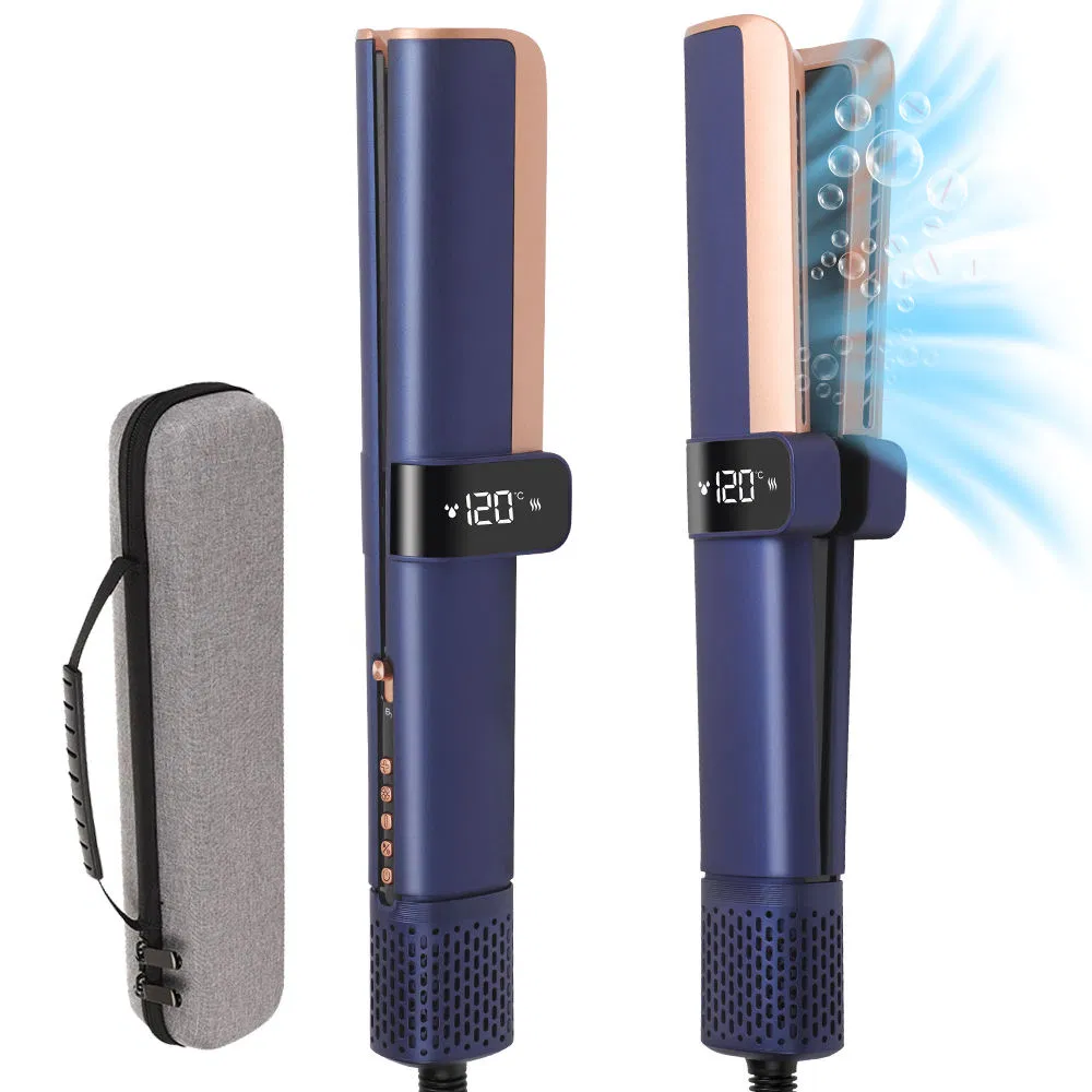 New Multi Hot Air Styler High Speed Flat Iron 2 in 1 Hair Straightener and Dryer