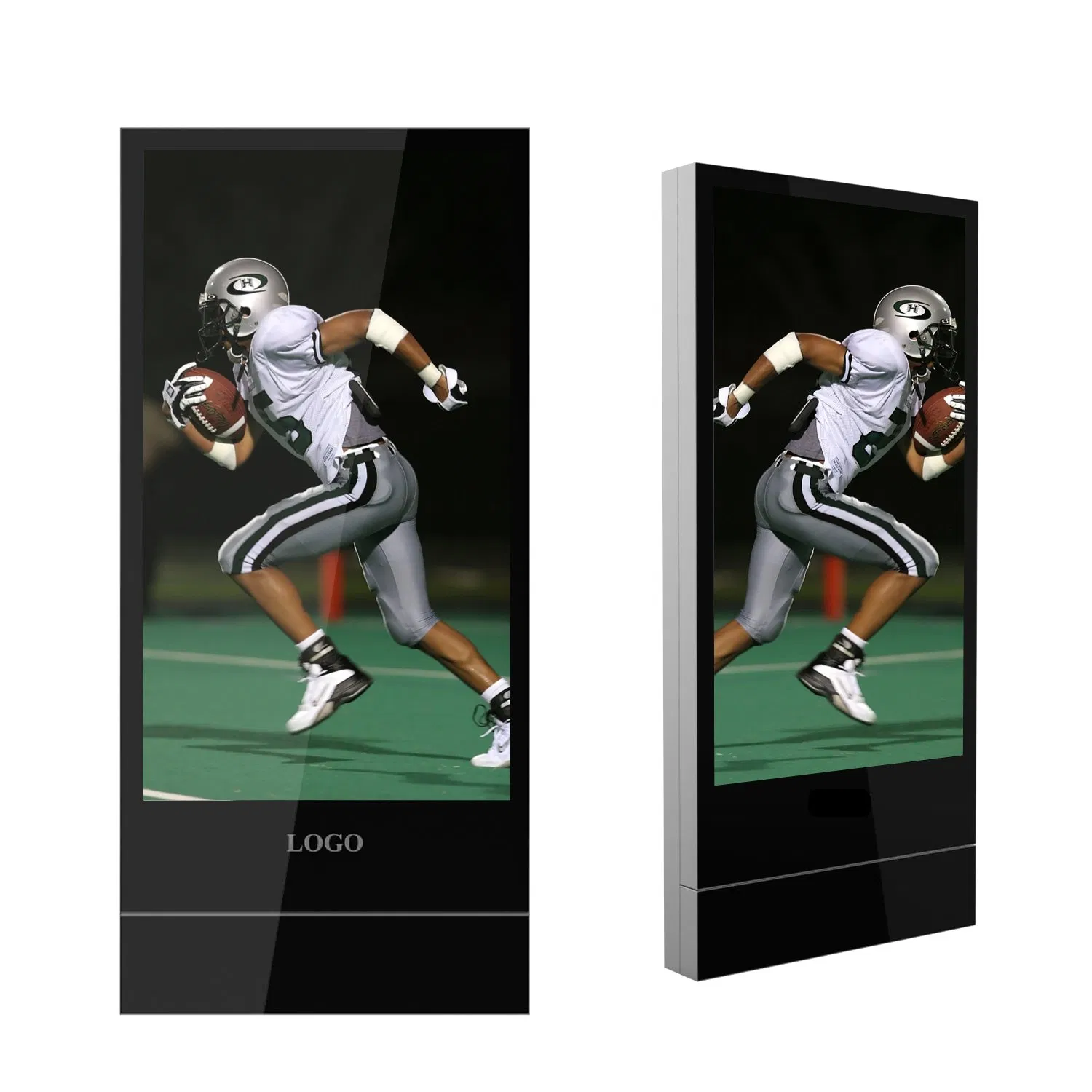 Floor-Standing Indoor Advertising LCD Screen Digital Totem Display for Shopping Mall