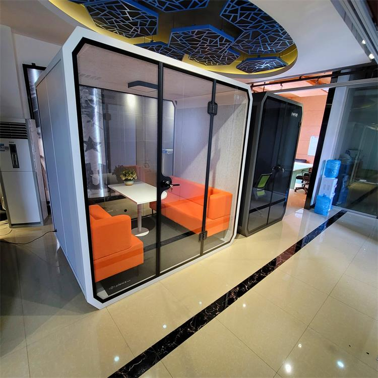 Mini House Phone Booth Soundproof Isolation Single Telephone Office Pod