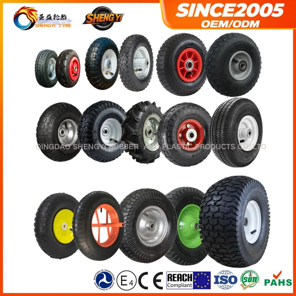 6 8 10 12 14 16inch Industrial-Grade Pneumatic Rubber Wheels for Heavy Loads