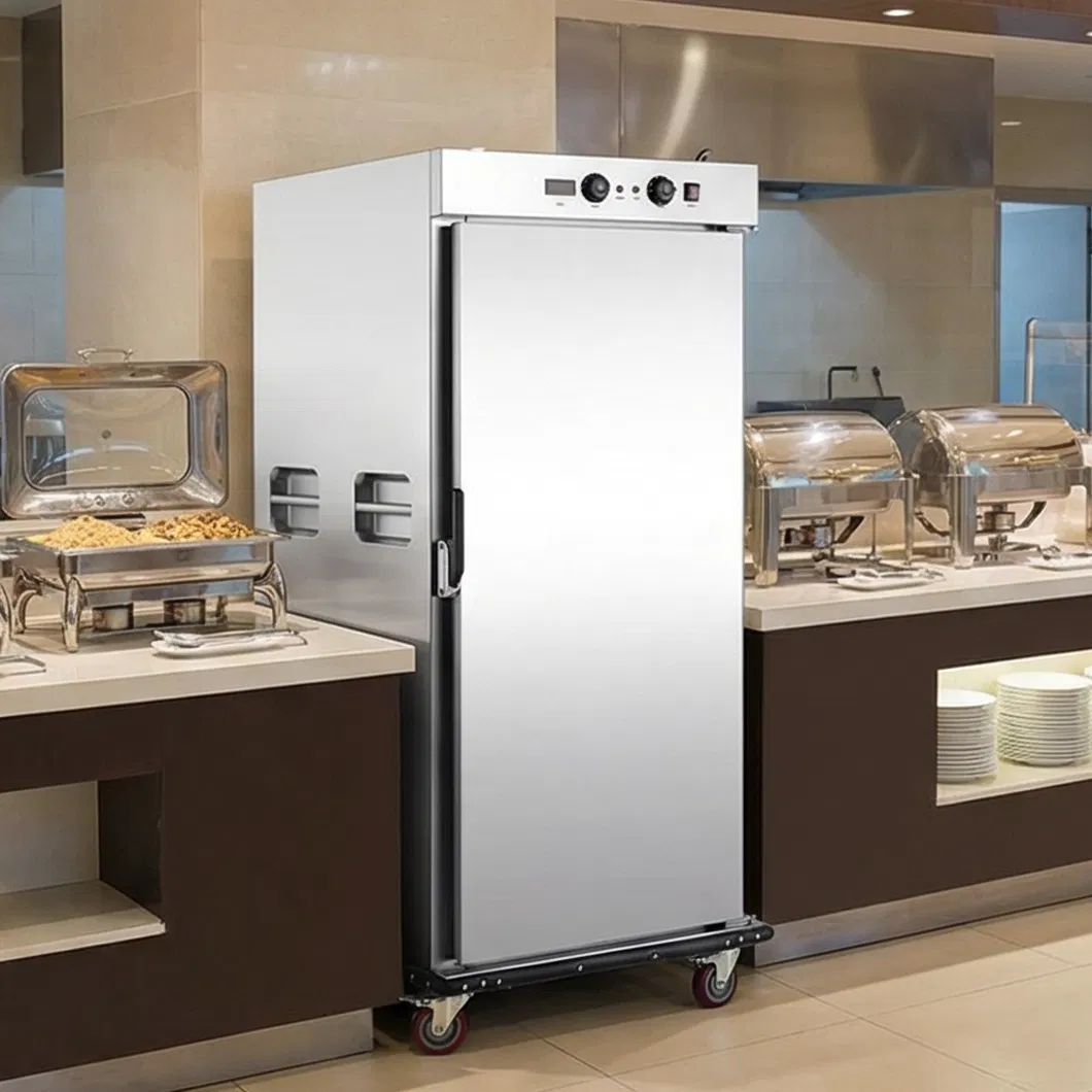 High Capacity Insulated Stainless Steel Food Warming Cart