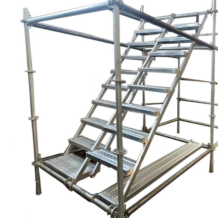 Durable Ringlock Scaffolding Steel Stair System for Safe Access