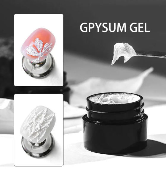 Wash-Free Three-Dimensional Relief Color Painting Sand Feeling Micro Sculpture Black White Gel